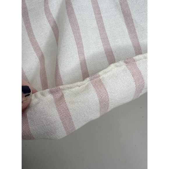 Vintage Sears Roebuck and Co Short Sleeve Mens Button Up Striped Shirt 16 - Picture 5 of 8